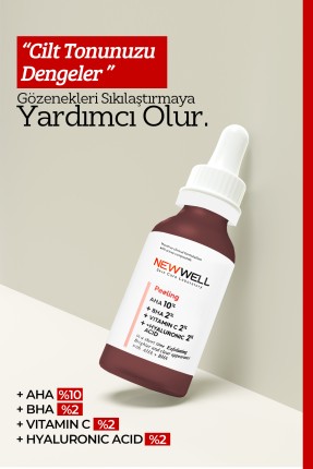 Aha & Bha Canlandırıcı & Cilt Tonu Eşitleyici Kırmızı Peeling Cilt Serumu 30 Ml -Serum Thumbnail