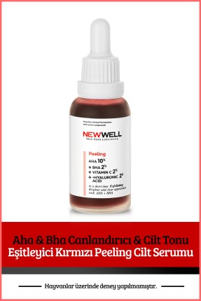 Aha & Bha Canlandırıcı & Cilt Tonu Eşitleyici Kırmızı Peeling Cilt Serumu 30 Ml -Serum Thumbnail