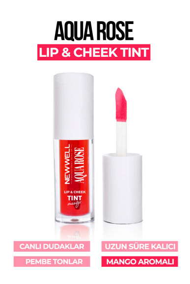 Aqua Rose Lip & Cheek Tint Mango Aromalı 6 ML - 2