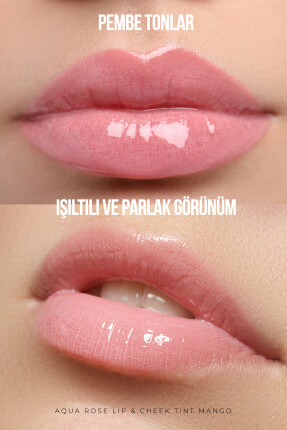Aqua Rose Lip & Cheek Tint Mango Aromalı 6 ML - 3