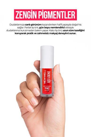 Aqua Rose Lip & Cheek Tint Mango Aromalı 6 ML - 4