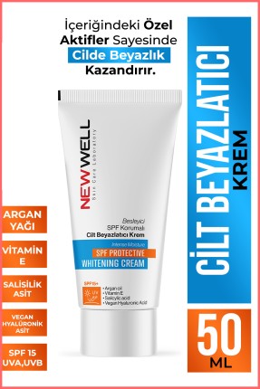 Besleyici SPF Korumalı Cilt Beyazlatıcı Krem 50ML -Krem Thumbnail