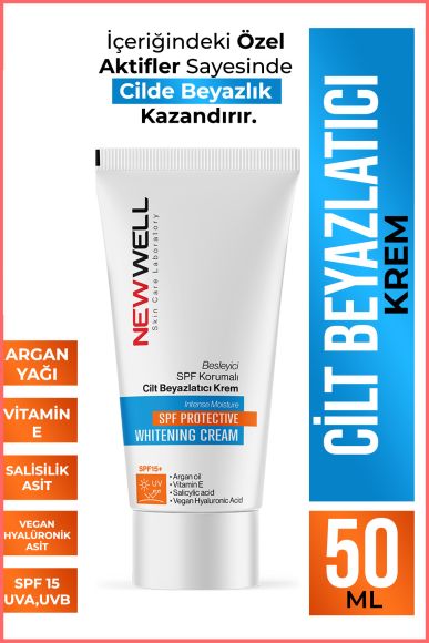 Besleyici SPF Korumalı Cilt Beyazlatıcı Krem 50ML -Krem