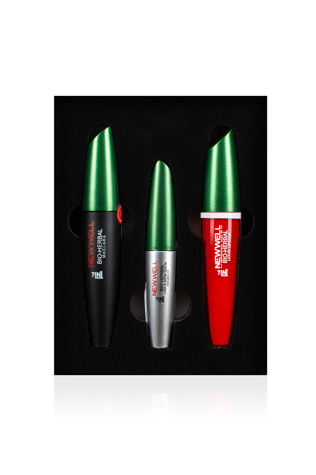 Bio - Herbal 3'lü Set (mascara,ruj,kaş serumu) - 2