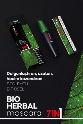 Bio-Herbal Bitkisel Mascara - 7in1 -Maskara - Mascara Thumbnail