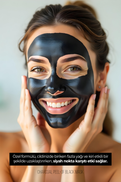 Charcoal Peel-Of Black Mask | Soyulabilir Siyah Maske 150 ML - 2