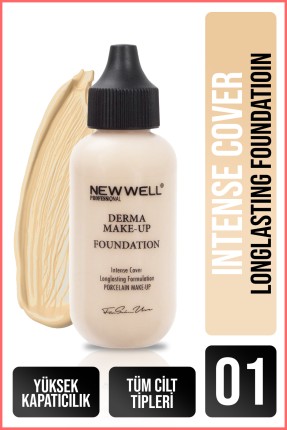 Derma Makeup Fondöten - Intense Cover 01 - 1