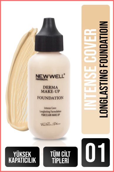 Derma Makeup Fondöten - Intense Cover 01 - 1