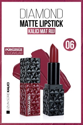 Diamond Matte Lipstick 06| Gün Boyu Kalıcı - 1
