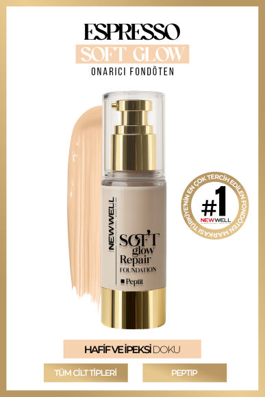 Espresso Soft Glow Repair Foundation | Yumuşak Işıltılı Onarıcı Fondöten 30 ML - 1