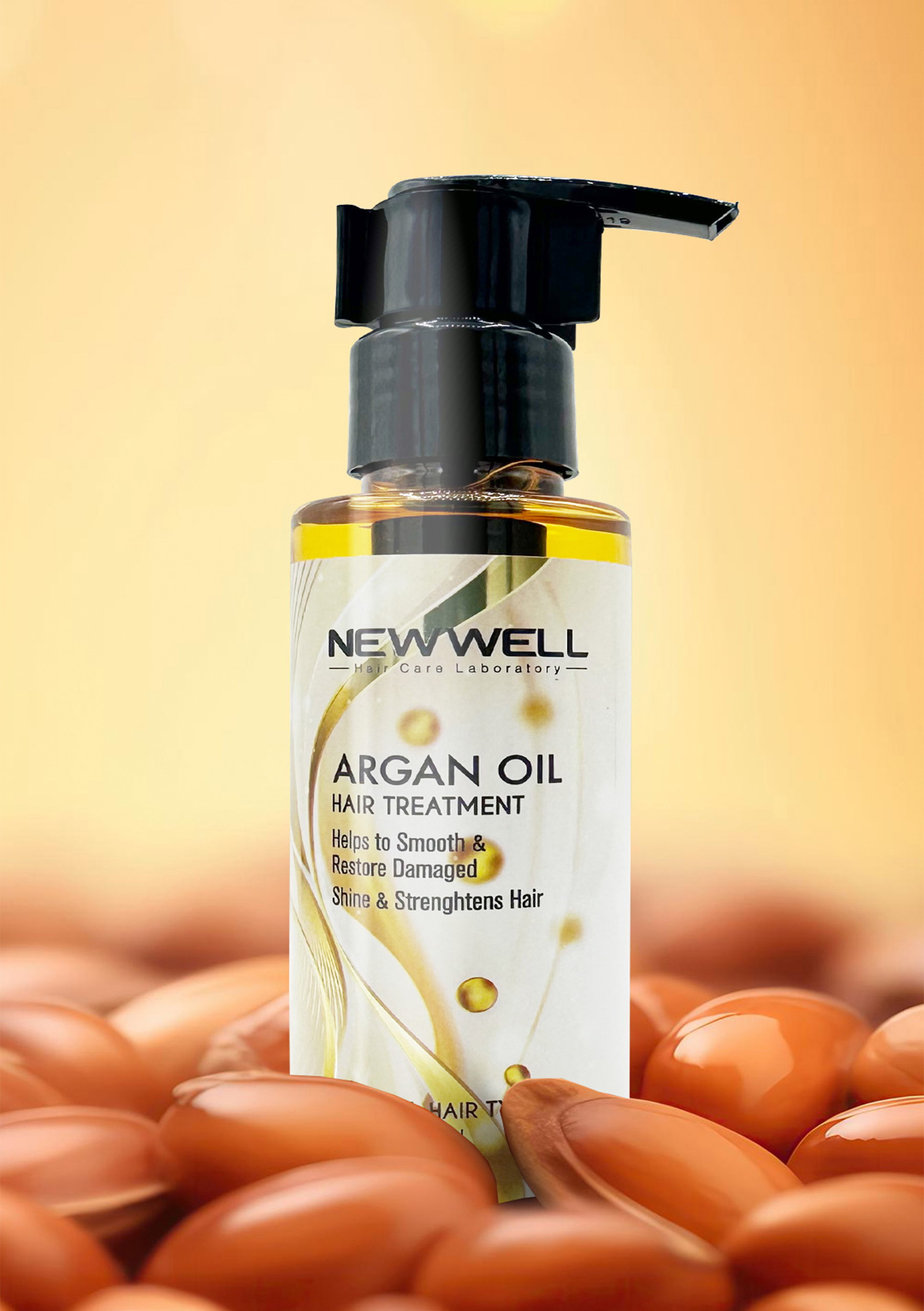 Hacimlendirici Etkili Saç Bakım Yağı: New Well Argan Oil