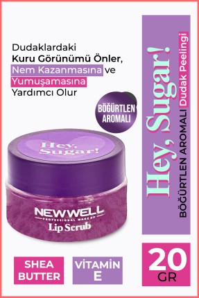 Hey Sugar! Böğürtlen Aromalı Dudak Peelingi 20gr -Dudak Bakımı Thumbnail