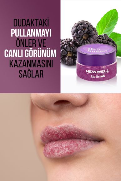 Hey Sugar! Böğürtlen Aromalı Dudak Peelingi 20gr - 3