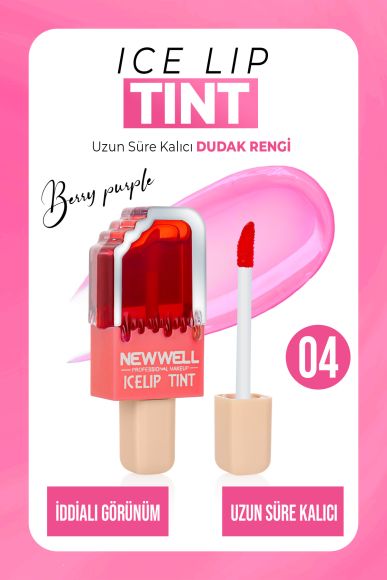 Ice Lip Tint Berry Purple 04 6 ML - 1