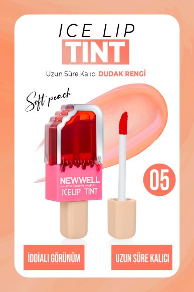 Ice Lip Tint Soft Peach 05 6 ML - 1