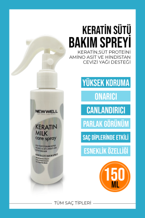 Keratin Sütü Bakım Spreyi (Canlı ve Parlak Görünüm) 150ML -Fön Suyu Thumbnail