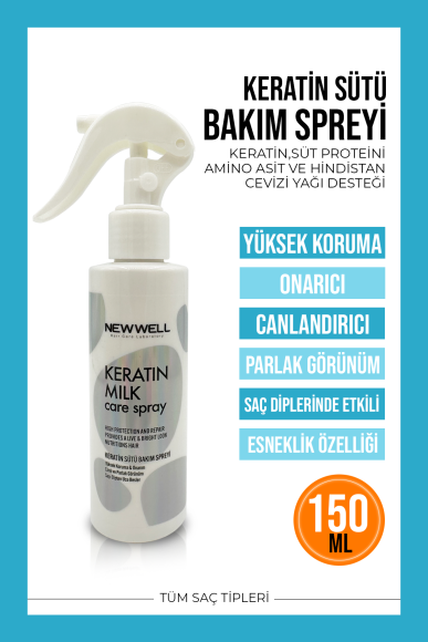 Keratin Sütü Bakım Spreyi (Canlı ve Parlak Görünüm) 150ML - 1