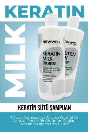 Keratin Sütü Şampuan (Yüksek Koruma ve Onarım) 400ML -Şampuan Thumbnail