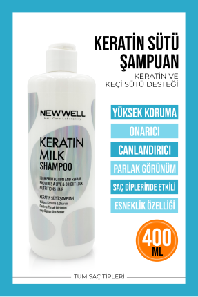 Keratin Sütü Şampuan (Yüksek Koruma ve Onarım) 400ML -Şampuan Thumbnail