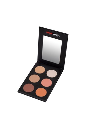Contour & Blush Palette - 6 Colours - New Well