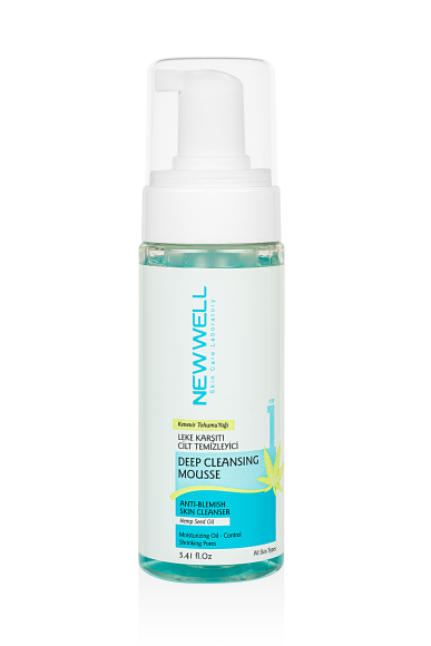 Leke Karşıtı Cilt Temizleyici Köpük Kenevir Tohum Yağı (160ml) - 1