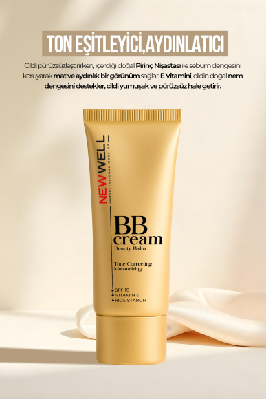 Light Tones BB Cream Beauty Balm | Nemlendirici ve Ton Eşitleyici 30 ML - 3