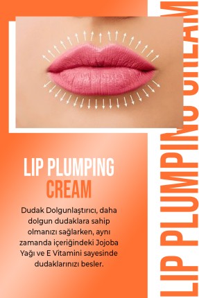 Lip Plumping Cream Sun Orange | Dudak Dolgunlaştırıcı Krem 5 ML - 3