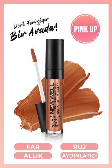 Lıquıd Illumınator Aydınlatıcı Allık 3 in 1 - Pink Up - 2