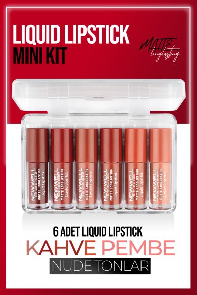 Liquid Lipstick Mini Kit 6pcs - 1