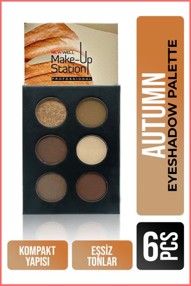 Make Up Station Autumn Eyeshadow Palette - 1