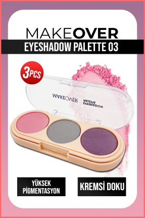 Makeover Eyeshadow Palette 3pcs No:03 - 1
