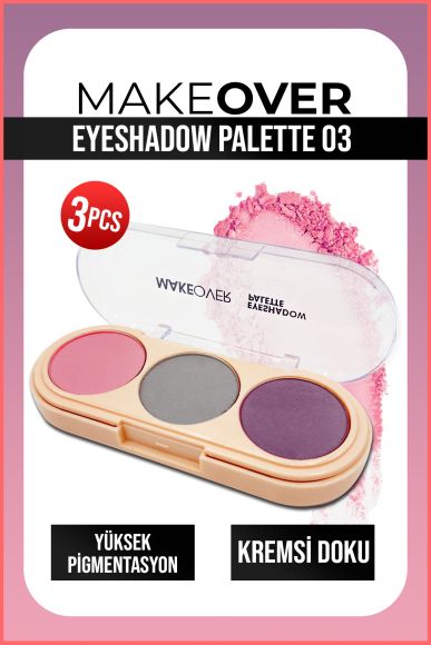 Makeover Eyeshadow Palette 3pcs No:03 - 1