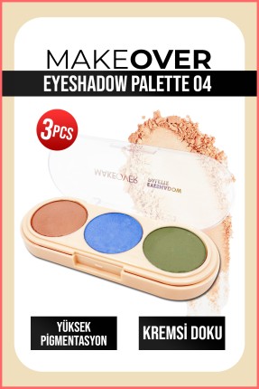 Makeover Eyeshadow Palette 3pcs No:04 - 1