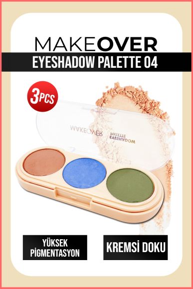 Makeover Eyeshadow Palette 3pcs No:04 - 1