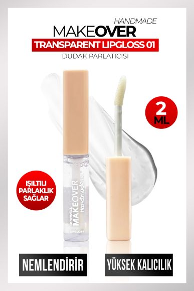 Makeover Handmade Transparent Lipgloss 01 - 2