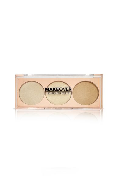 Makeover Highlighter Palette - 3 Colours -Highlighter - Aydınlatıcı