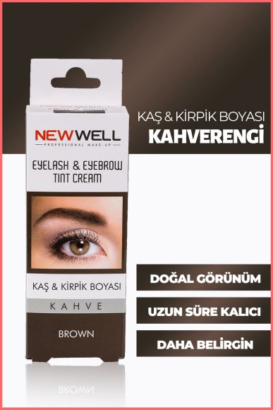 New Well Light Brown and Eyelash Dye -Eyebrow and Eyelash Care