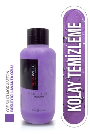 Oje Silici Mor Aseton,Besleyici Lavanta Özlü 125 ML - 1
