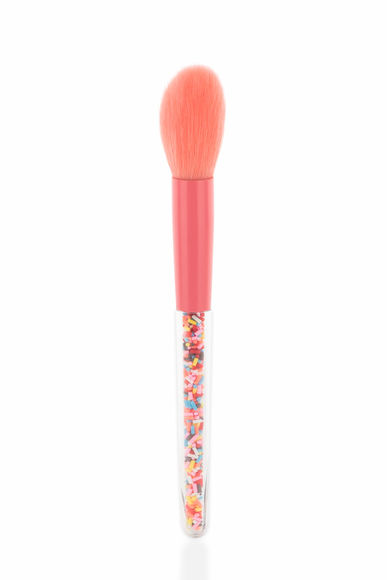 Pembe Highlighter ve Far Fırçası - 1