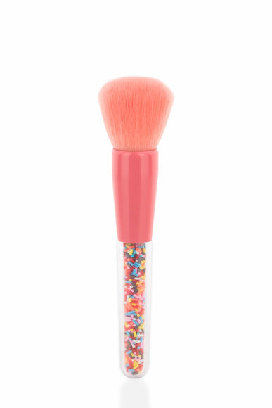 Pembe Pudra ve Allık Fırçası - 1