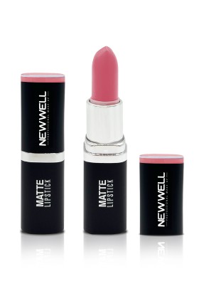 Permanent Matte Lipstick 01 Ruby Pink | Uzun Süre Kalıcı - 5