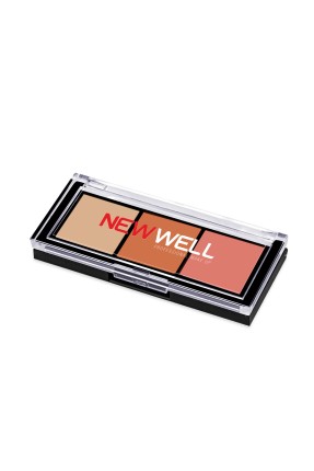 Porcelain Make Up 3'lü Far Paleti No:01 - 2