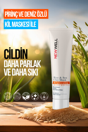 Rice & Sea Clay Mask | Pirinç ve Deniz Özlü Kil Maskesi 100 ML - 4