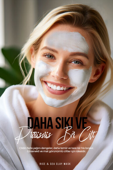 Rice & Sea Clay Mask | Pirinç ve Deniz Özlü Kil Maskesi 100 ML - 2