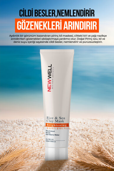 Rice & Sea Clay Mask | Pirinç ve Deniz Özlü Kil Maskesi 100 ML - 3