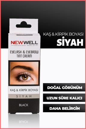 New Well Kaş ve Kirpik Boyası - Siyah - 1