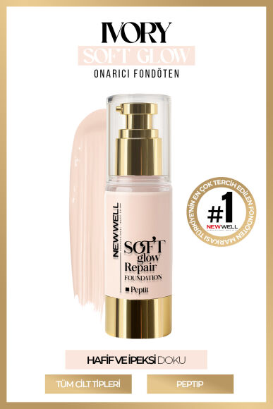 Ivory Soft Glow Repair Foundation | Yumuşak Işıltılı Onarıcı Fondöten 30 ML - 1