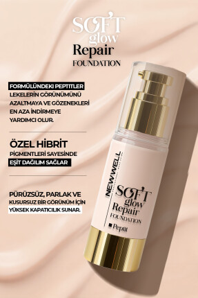Ivory Soft Glow Repair Foundation | Yumuşak Işıltılı Onarıcı Fondöten 30 ML - 3