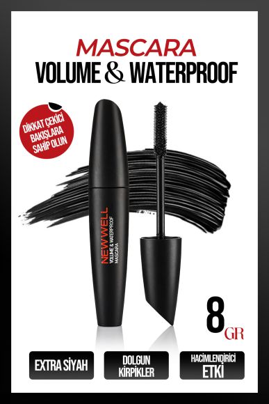 Mascara - Volume & Waterproof -Mascara